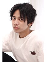 シロフ シンジュク(shirof shinjuku) 黒髪★爽やか大人かき上げヘア   