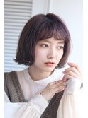 大人可愛い20代30代40代似合わせカットイメチェン流しバング