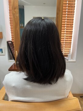 ボクノ(bokuno) 髪質改善/縮毛矯正/ミディアム/ビフォー