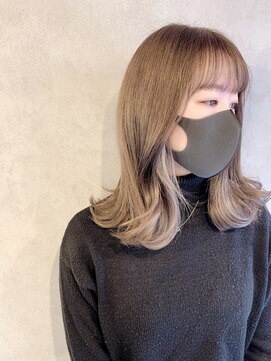 エルモナ(Elmona) ミルクティー×インナーホワイトベージュ