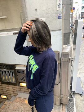 ラフ 難波店(LAFF) #黒髪#ボブルフ#ネビージュ#小顔#ワンレン