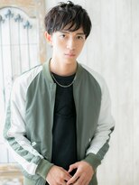 トニーアンドガイメン ホテル京阪仙台店(TONI&GUY MEN)&nbsp;重めランダムパーマニュアンスマッシュb