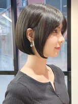 ラルムバイシー 新宿(LARME by Sea)&nbsp;ショート・ボブ×ダークアッシュ/モードフェミニン[韓国/前髪]