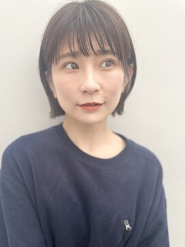 ドロップ(drop) ココアアッシュヘルシースタイル外ハネボブ【表参道/青山/drop】