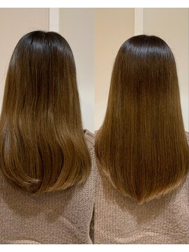 エイクス 千葉(AQs) 美髪エステbefore→after【髪質改善】