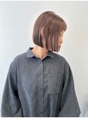 パツっとラインボブ_ネビージュこなれミディ20代30代40代