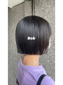 オーガニックエコ 川越(organic+eco) 20代30代大人かわいい切りっぱなしボブ♪