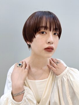 ジョナサン リヴィングストン(JONATHAN LIVINGSTON) マッシュショート/フルバング/ストレートパーマ