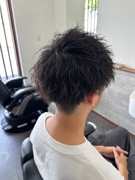 エイト(AITE) 波巻きウルフマッシュパーマ<理容室>メンズ/川口/鳩ヶ谷6