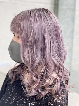 アル 日野(AL) レイヤーカットナチュラルハイトーンデザインカラー[日野駅]