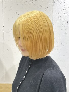 アジールヘア 北千住駅西口店(agir hair) ハイトーンブロンドスタイル 韓国スタイル 北千住