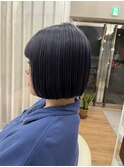 ボブ×wカラーバイオレット