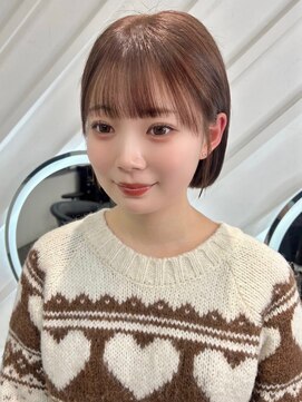 ロンドヴァリー 渋谷店(Lond vallee) あごライン×くすみベージュ