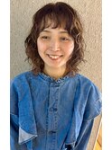 しっかりカールの春パーマ