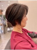 30代40代50代◎くせ毛を活かした◎お手入れ簡単◎大人ショート