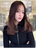 ハイライトバレイヤージュダブルカラーケアブリーチ30代40代