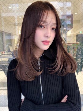 アミリー ひたち野うしく店(Amily) ハイライトバレイヤージュダブルカラーケアブリーチ30代40代