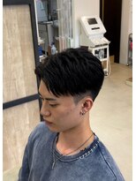 エッジ(EDGE)&nbsp;大分メンズ刈り上げショートフェザーパーマスタイル