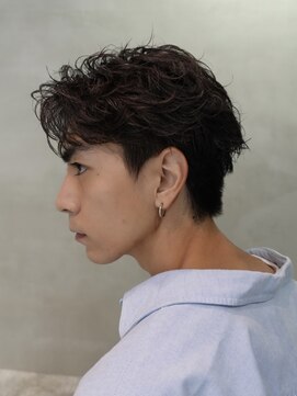 バイフィフス 原宿/表参道(by fifth) ビジネスセンターパートシャドウパーマツーブロック刈り上げ