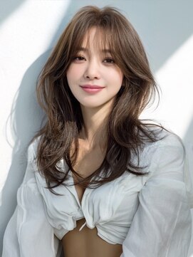 アルトリスト(Altruist Aging×HAIR&SPA) ★暗めカラーグランマッシュフェイスフレーミングデザインカラー