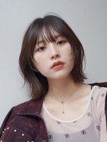 アンアミ シブヤ(Un ami shibuya)&nbsp;【Un ami】レイヤーボブ/ウルフボブ/暖色ブラウン