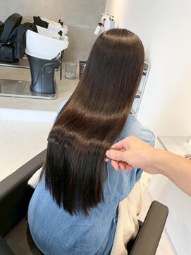 オンリー(ONLY.) ミルクティーグレー バレイヤージュ