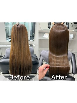 ダメージ毛を徹底ケア◎髪質改善トリートメント付き 万代/新潟駅/ブリーチ/縮毛/学割/ボブ/縮毛/グレージュ