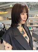 【大阪/天王寺】ナチュラルレイヤースタイル×透明感ベージュ