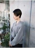 ショート／センターパート