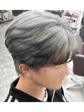 エテルネ 大宮店(E:terne) センターパート×エンドカラー×シルバー