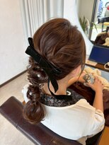 アミリー ひたち野うしく店(Amily)&nbsp;透明感カラー結婚式お呼ばれヘアセット成人式20代30代