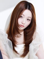 ラフィスヘアーレター 住道店(La fith hair letter) 【La fith】顔回りレイヤー×髪質改善×センターパート