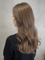 ファイン 美容室 深川店(FINE)&nbsp;透明感髪質改善カラーシアーベージュくびれゆるふわ巻き夏カラー