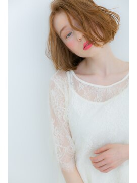 カバーヘア ブリス 大宮西口(COVER HAIR bliss) 透け感オレンジブラウンシースルーカラーX大宮10代20代30代