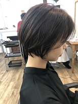 アメリ(Ameri)&nbsp;-Ameri-丸みショートボブ　×   大人かわいいショコラベージュ