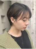 小顔に見えるマッシュショート
