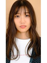 スリー スタンド(THREE STAND) 抜け感ロング　インナーカラー