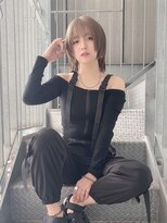 リアイス(Re:ICE) ミルクティーベージュジェンダーレスショートウルフ