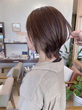ヘアメイク ミチ 富田店(HAIRMAKE MICHI) 【MICHI 富田店　古作蓮】丸みショートボブ