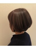 【艶感グレイカラー】ブロッサムピンク×ベージュハイライト