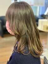 フレンズ 環状通東店(friend's)&nbsp;小顔外ハネミディアムアッシュ　10