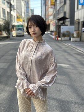 ロンド ストラーダ 心斎橋(Lond strada) モードヘアロング×美髪【髪質改善/縮毛矯正】