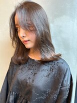 ザ キャンバス ミヤザキツネヒサ(THE CANVAS 宮崎恒久)&nbsp;【CANVAS】フレンチセピアアッシュ＿顔まわりレイヤー＿ボブ