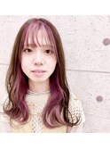 韓国風×インナーカラー