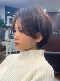 【畑中正敏】20代30代40代/くびれショート/アッシュブラック