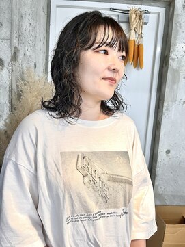 シック(sick) ナチュラルパーマ【福岡/ショート・ボブ×パーマ】