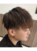 緩めツイストパーマ