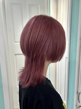 マティーナ ヘアー 池袋(Matina hair) 【ウルフ×ピンクカラー】20代30代40代50代