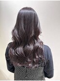 ROYロング/暗髪暖色系カラー・ピンクラベンダーベージュ