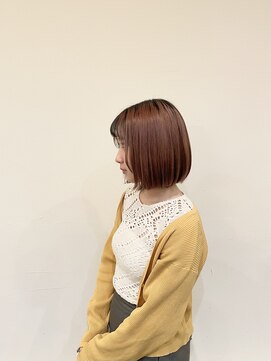 ヘアーメイク ヴェルダ(Hair make VERDA) アンブレカラーにナチュラルボブ